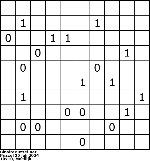 Binaire Puzzel