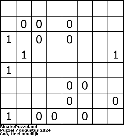 Binaire Puzzel