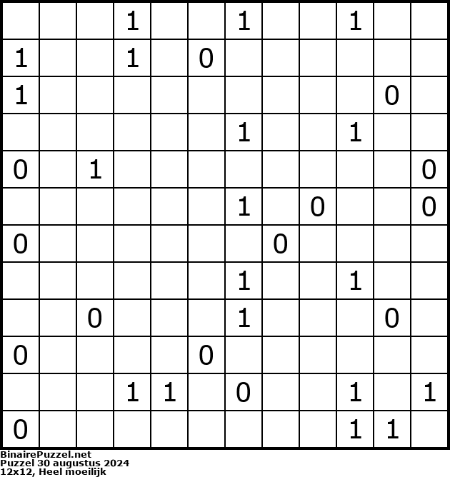 Binaire Puzzel