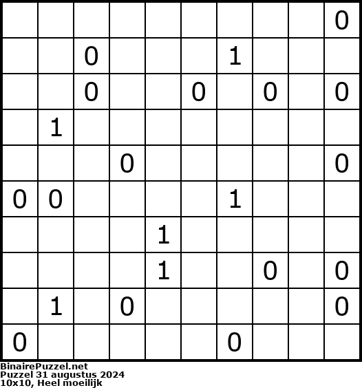 Binaire Puzzel