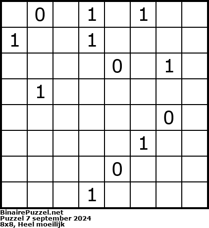 Binaire Puzzel