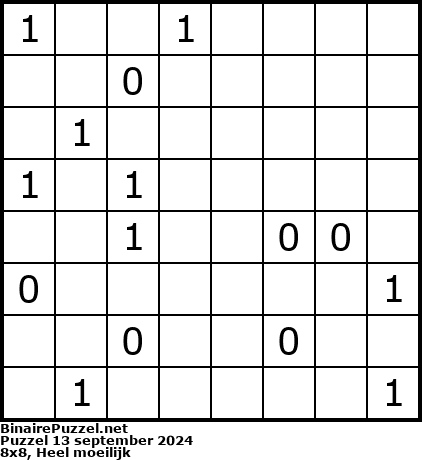 Binaire Puzzel