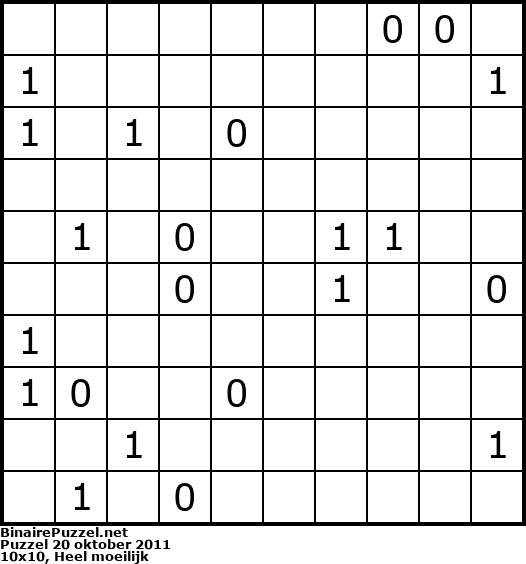 Binaire Puzzel