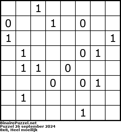 Binaire Puzzel