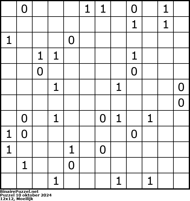 Binaire Puzzel