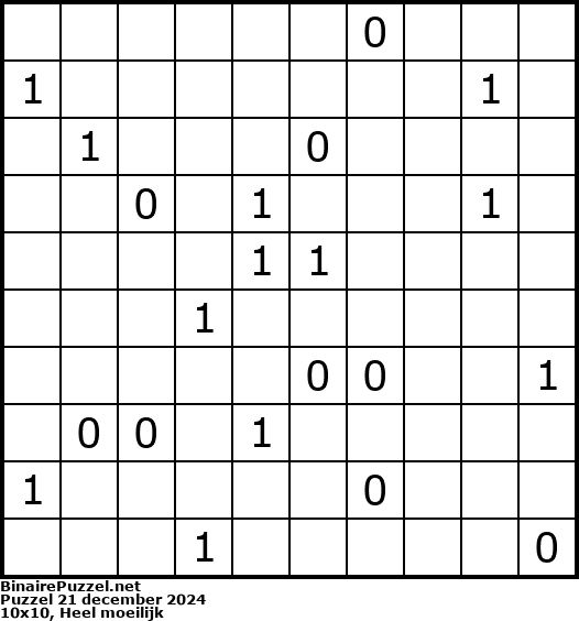 Binaire Puzzel