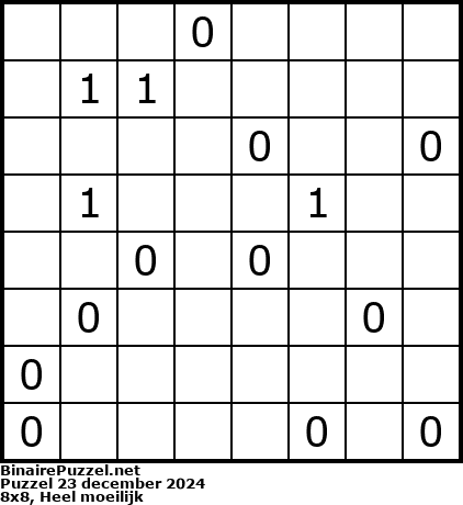 Binaire Puzzel