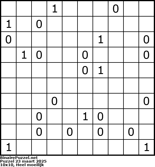 Binaire Puzzel