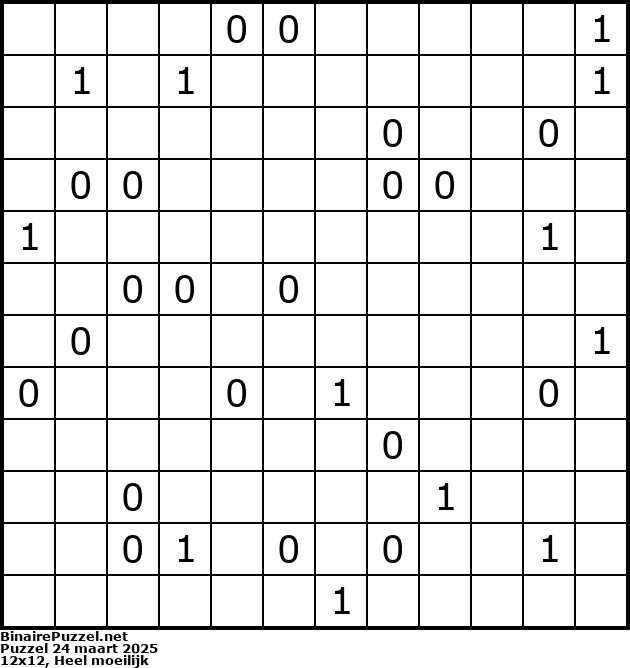 Binaire Puzzel
