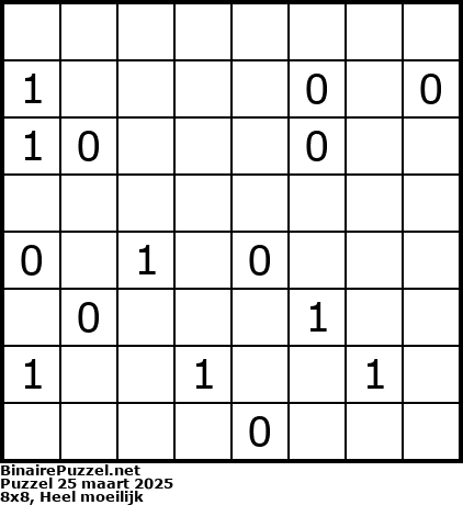 Binaire Puzzel