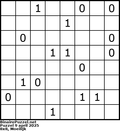 Binaire Puzzel