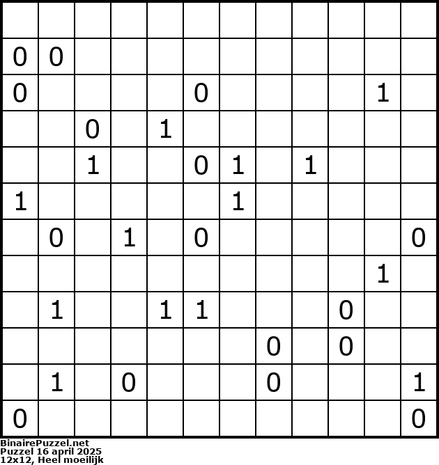 Binaire Puzzel