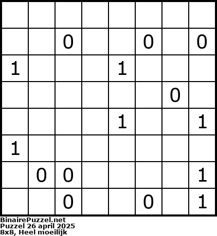 Binaire Puzzel