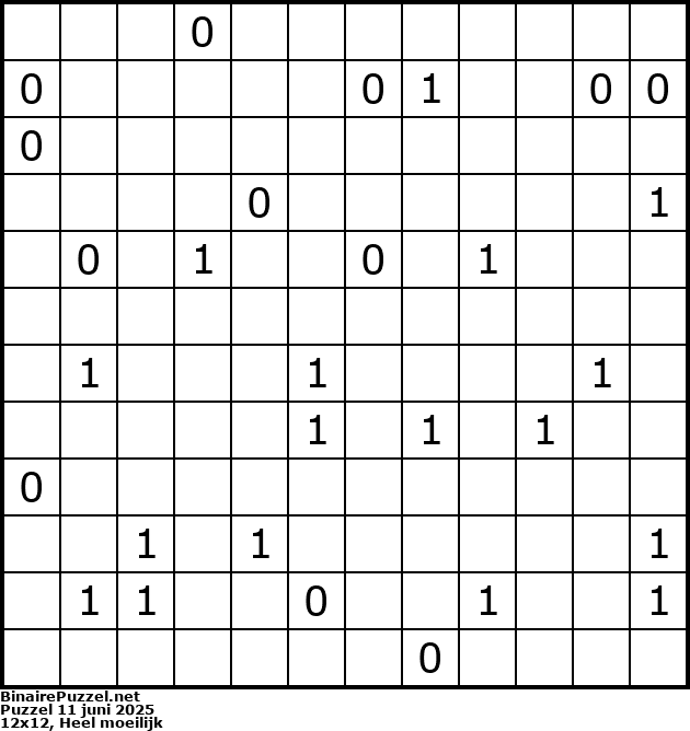 Binaire Puzzel
