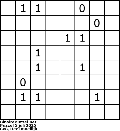 Binaire Puzzel