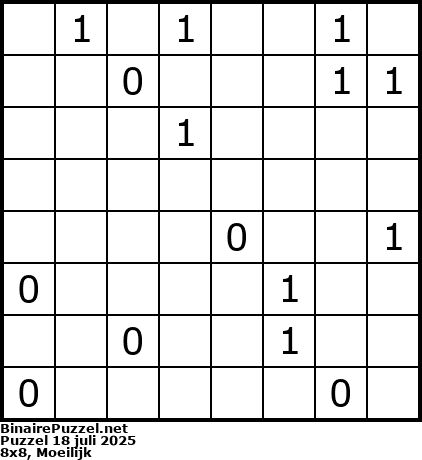 Binaire Puzzel