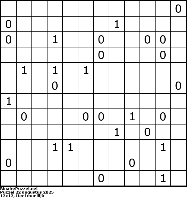 Binaire Puzzel