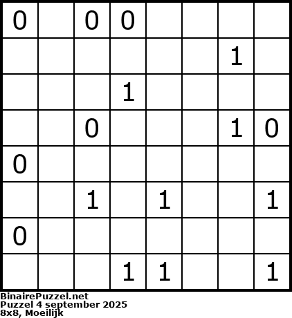 Binaire Puzzel