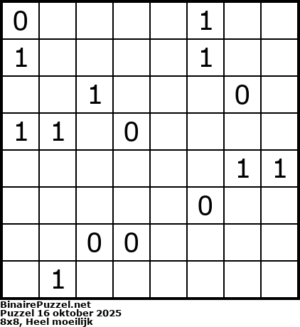 Binaire Puzzel
