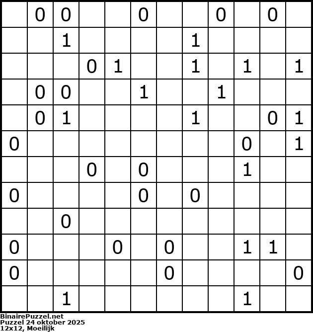 Binaire Puzzel