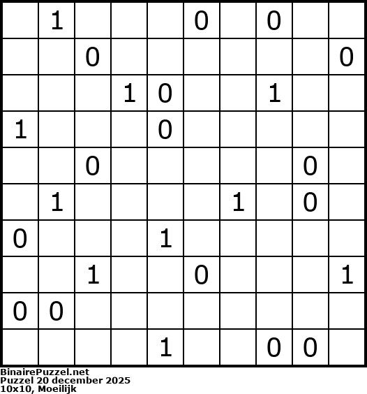 Binaire Puzzel