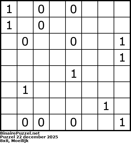 Binaire Puzzel