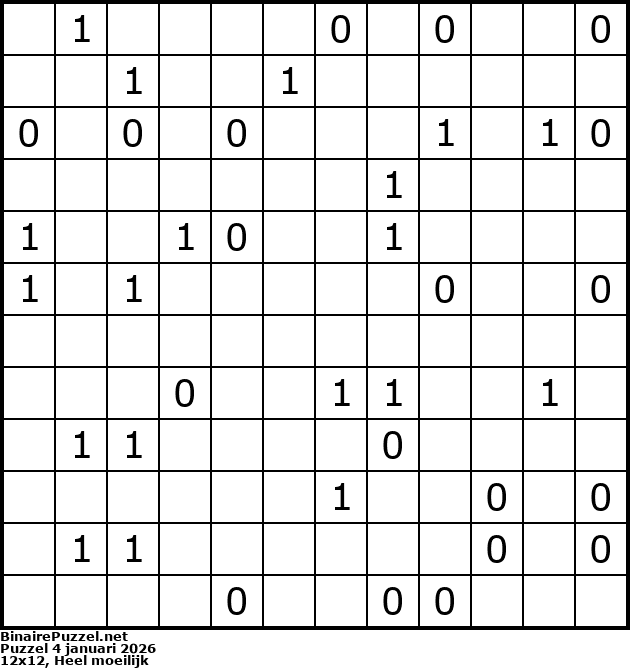 Binaire Puzzel