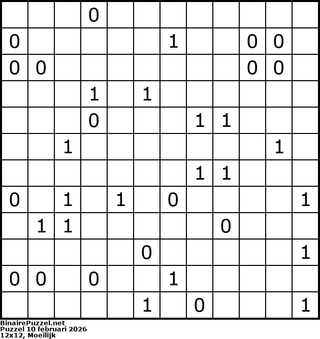 Binaire Puzzel