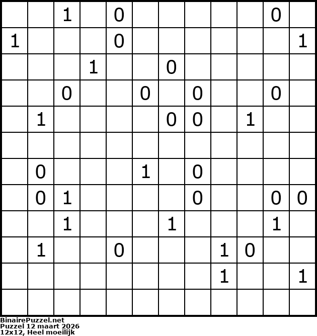 Binaire Puzzel