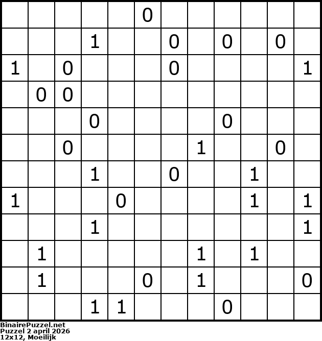 Binaire Puzzel
