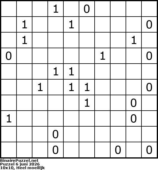 Binaire Puzzel