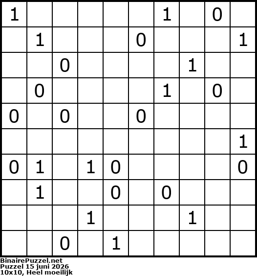 Binaire Puzzel