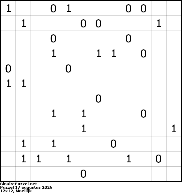 Binaire Puzzel