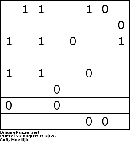 Binaire Puzzel