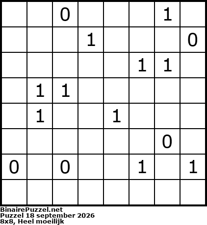 Binaire Puzzel