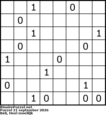 Binaire Puzzel