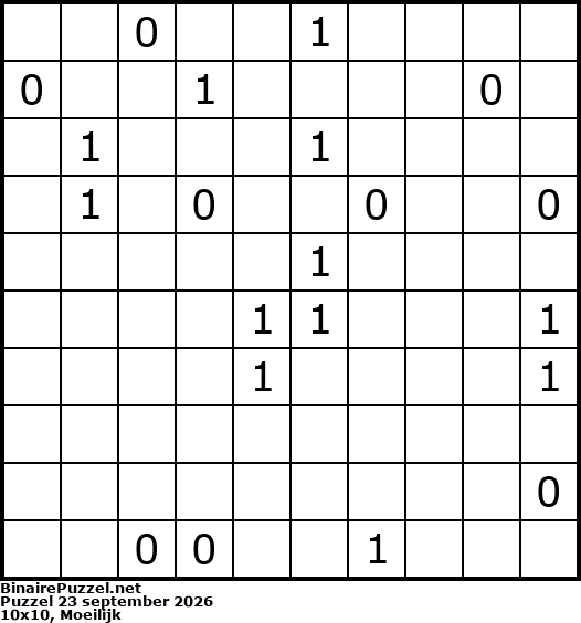 Binaire Puzzel