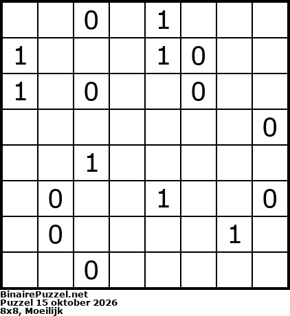 Binaire Puzzel