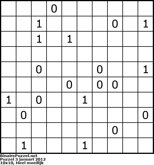 Binaire Puzzel