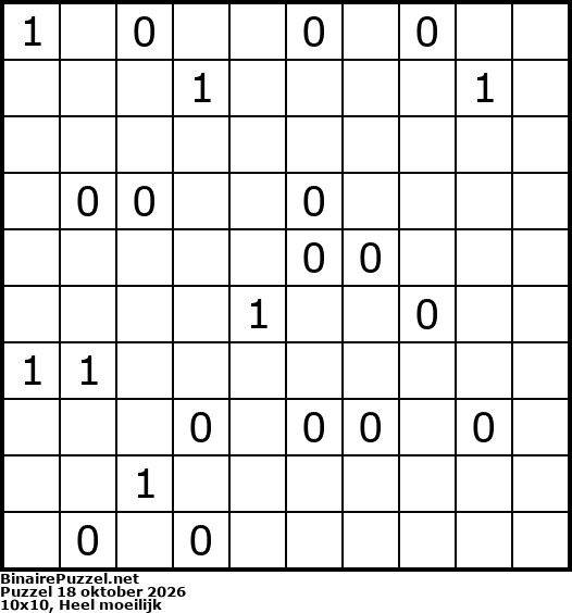 Binaire Puzzel