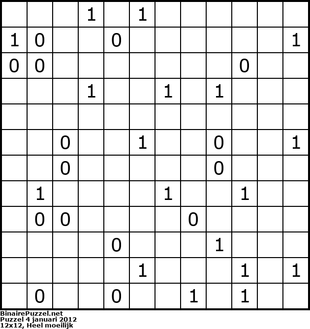 Binaire Puzzel