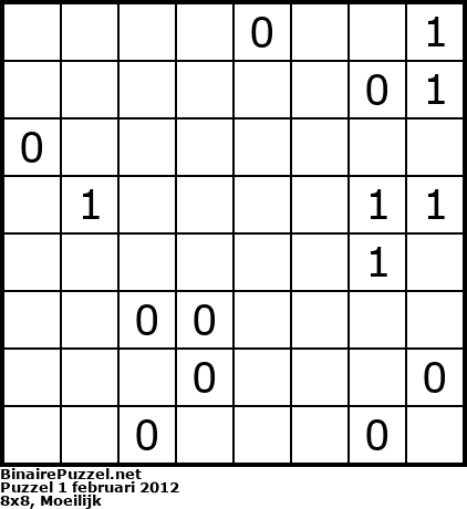Binaire Puzzel