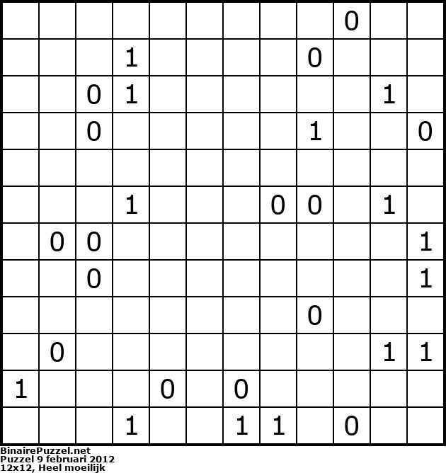 Binaire Puzzel
