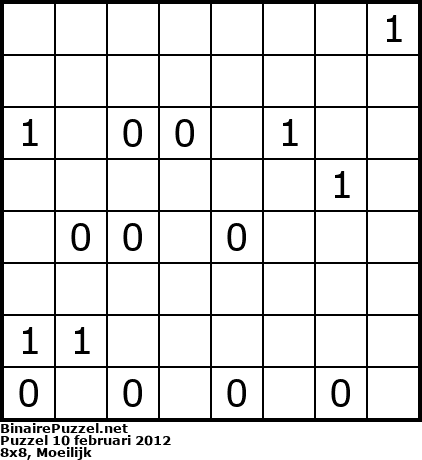 Binaire Puzzel