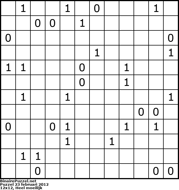 Binaire Puzzel