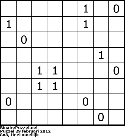 Binaire Puzzel