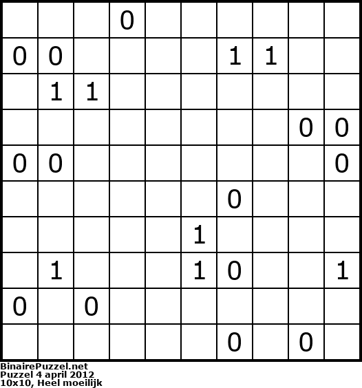 Binaire Puzzel