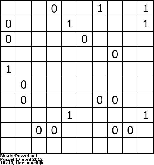 Binaire Puzzel