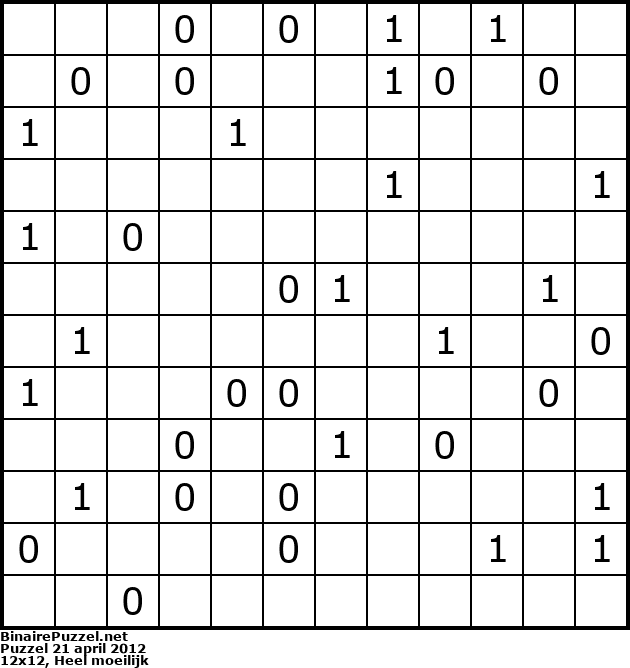 Binaire Puzzel