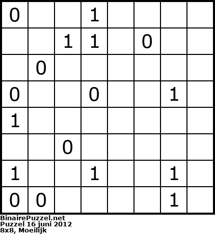 Binaire Puzzel